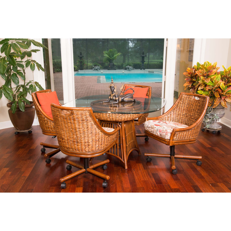 Bayou Breeze Brisa Tilt Swivel Caster Dining Chair Wayfair.ca